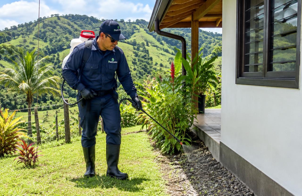 Servicio de fumigación que inspira el ejemplo