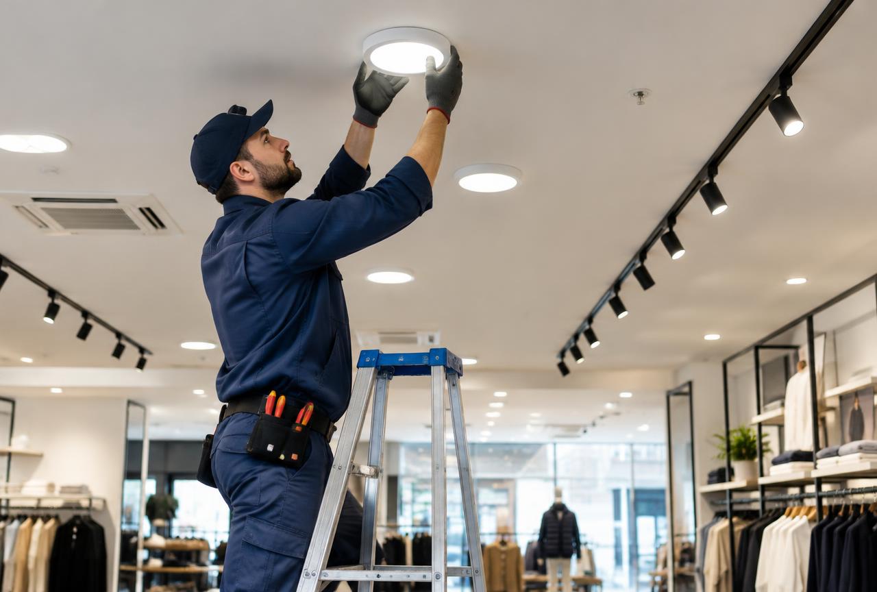 Iluminación LED en local comercial