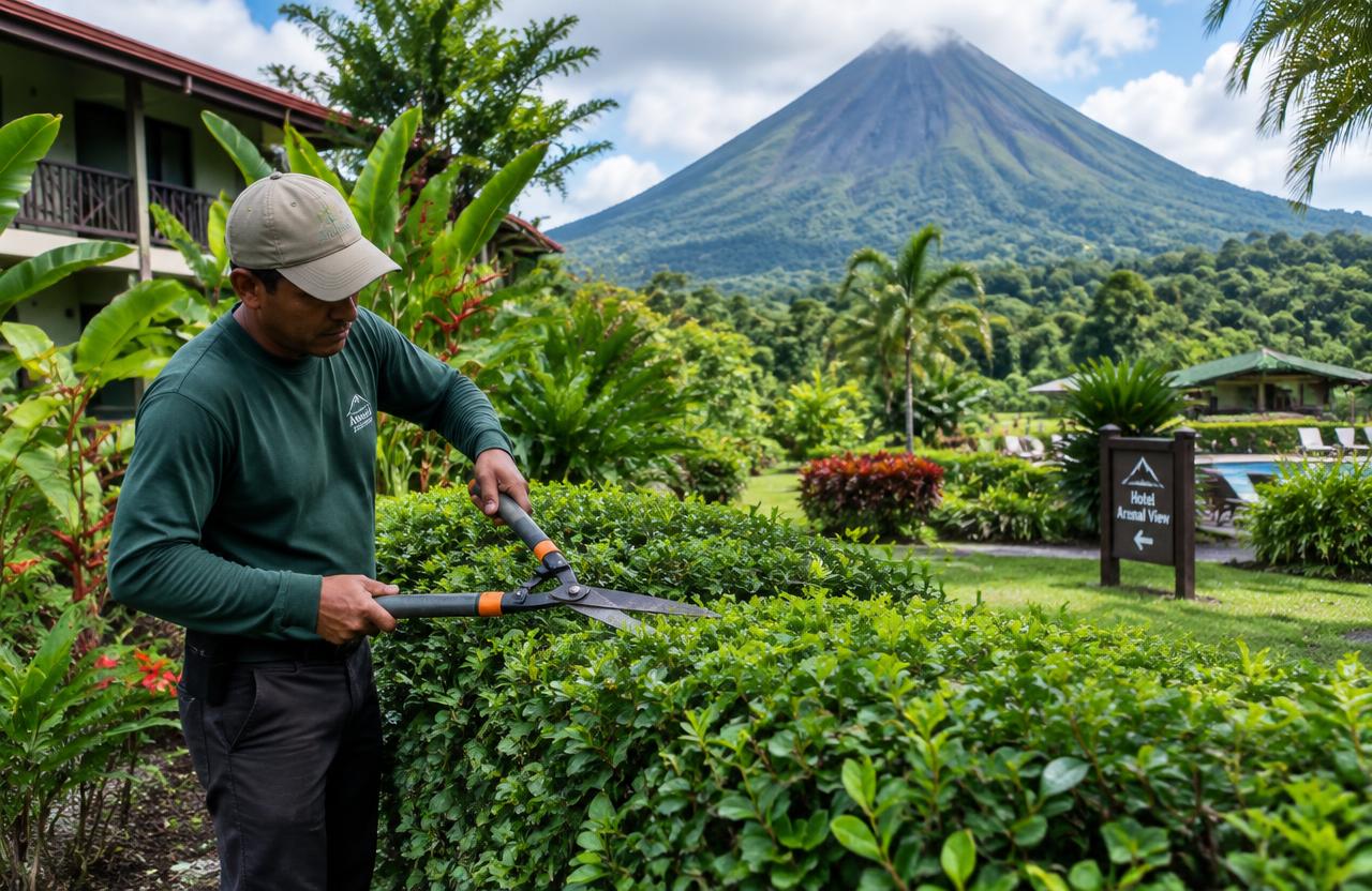 Mantenimiento de hotel en La Fortuna